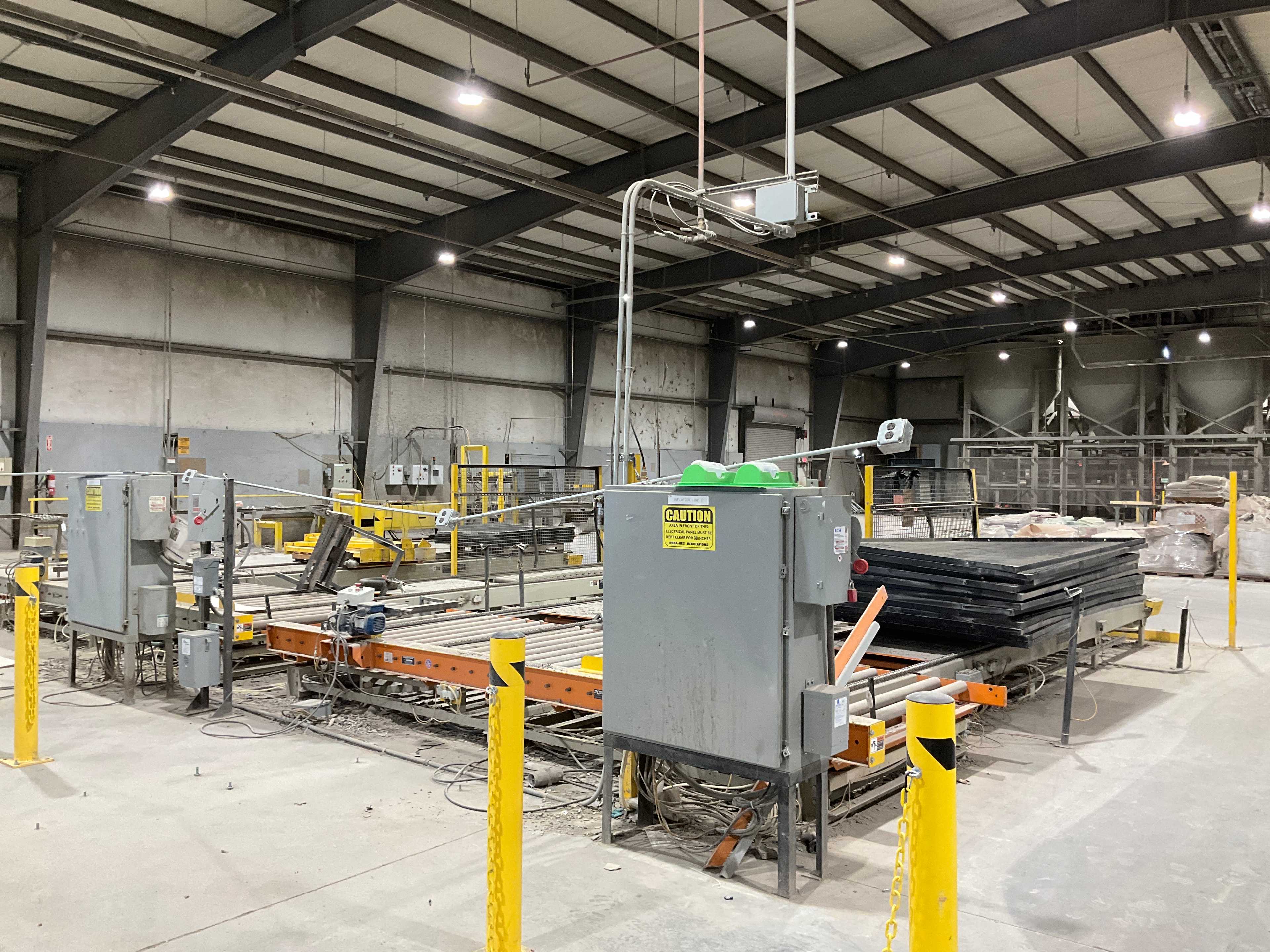 QTY 2- POWER-PACK ROLLER CONVEYOR SYSTEM - ROLLER CONVEYOR