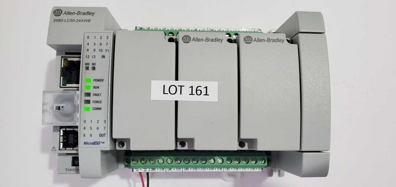Allen Bradley Micro 850  2080-LC50-24AWB PLC - AUTOMATION & CONTROLS