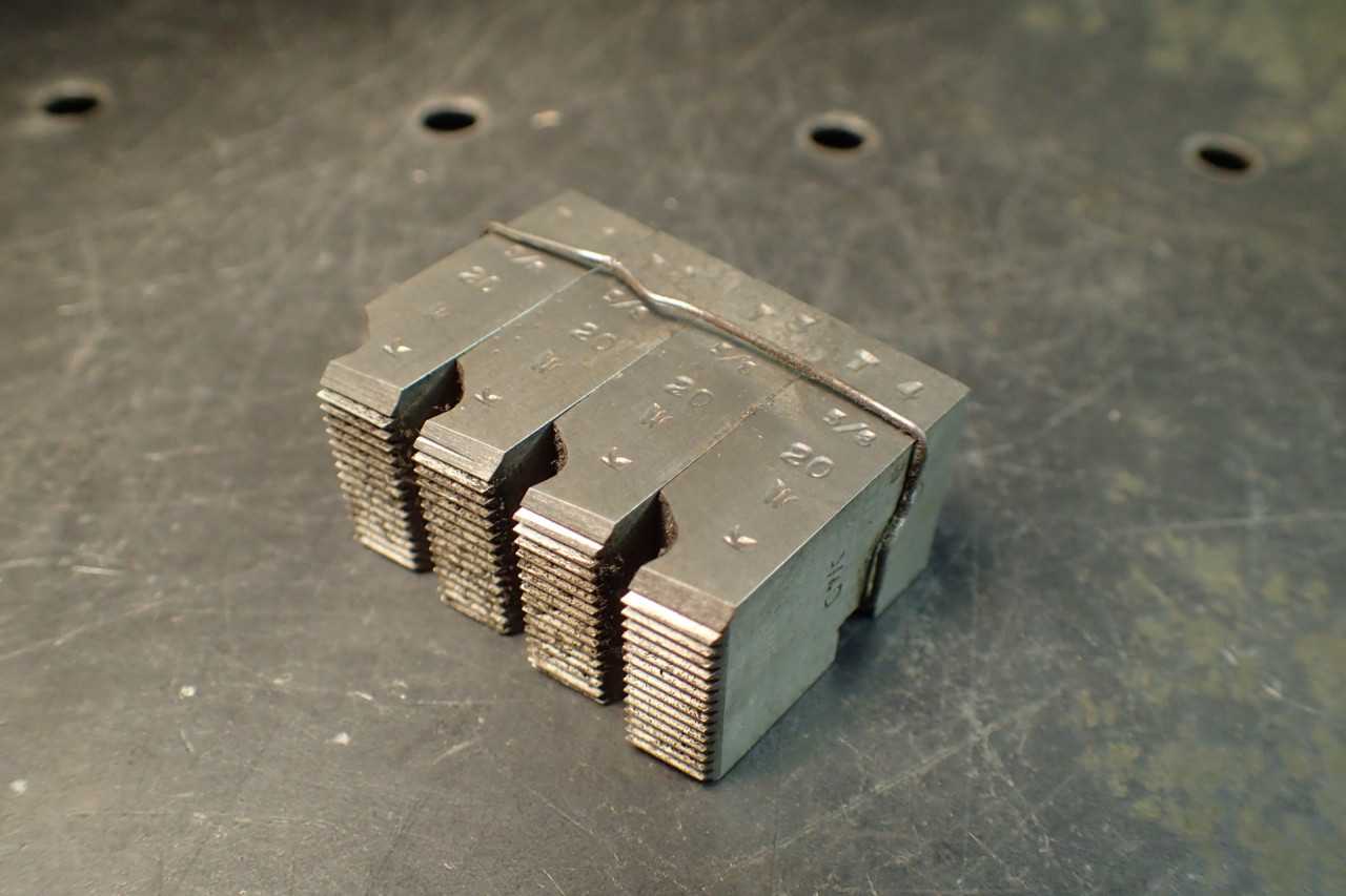 5/8" -20 NS Standard Thread Threading Chasers for Geometric 3/4"-D Die Head - MACHINING ACCESSORIES & TOOLING