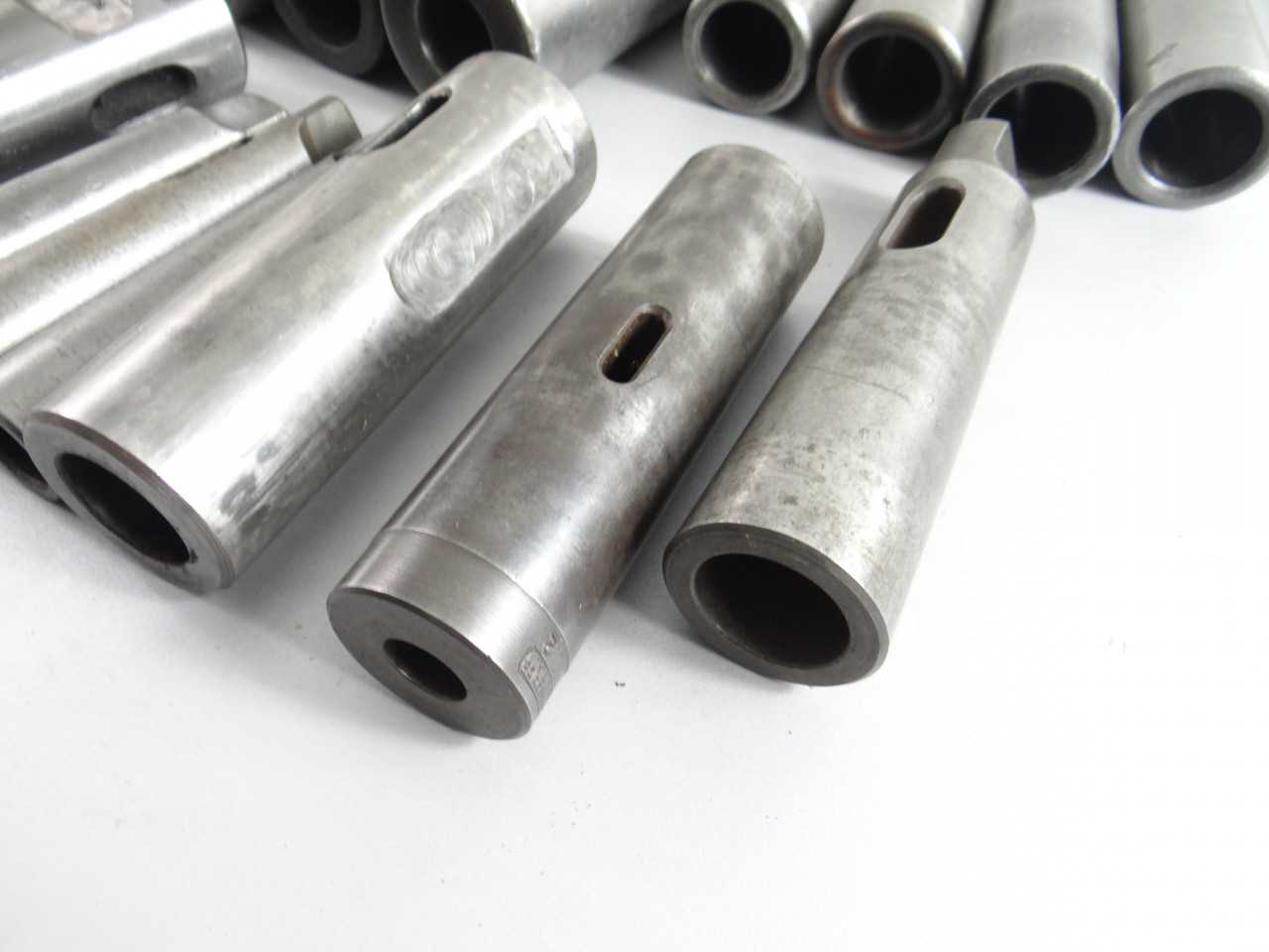16pc Lot of Assorted Morse Taper Shank Adapter Sleeves - HOLEMAKING TOOLS