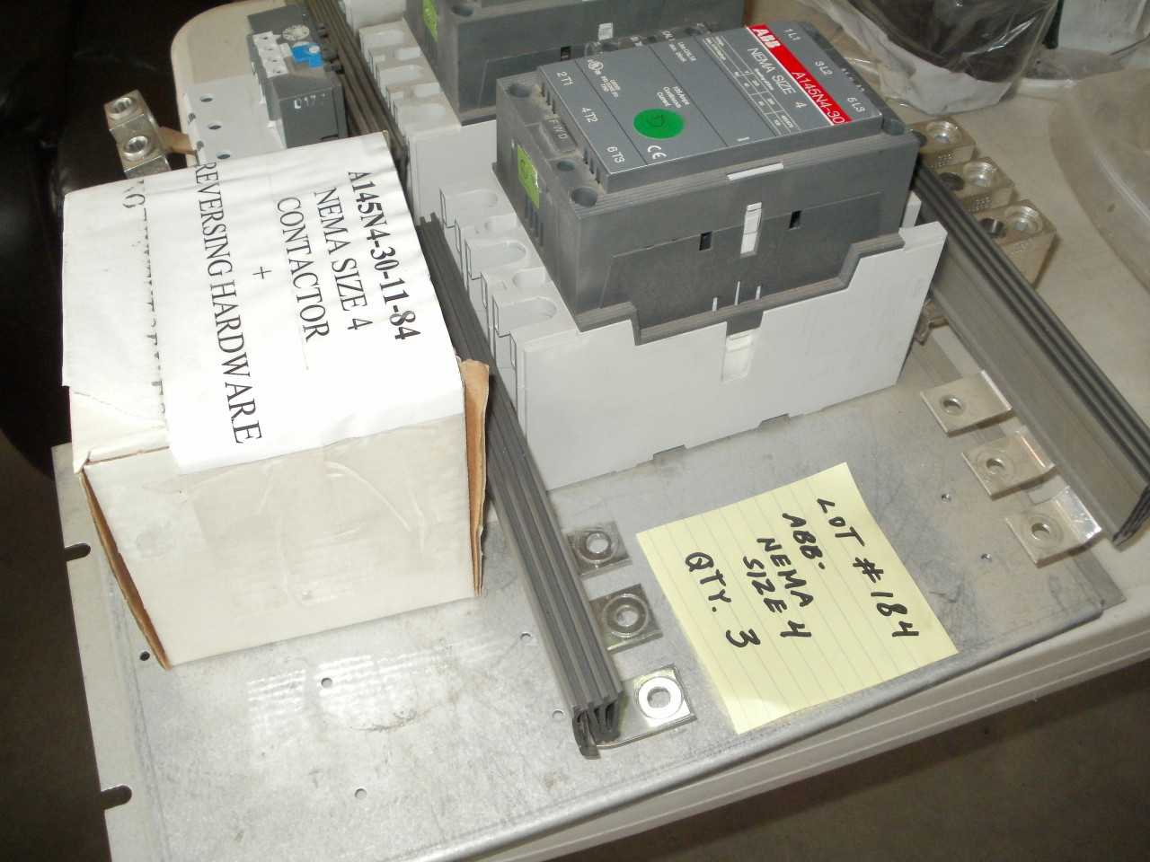 ABB - NEMA SIZE 4 CONTACTORS ( QTY. 3 ) - CONTACTORS