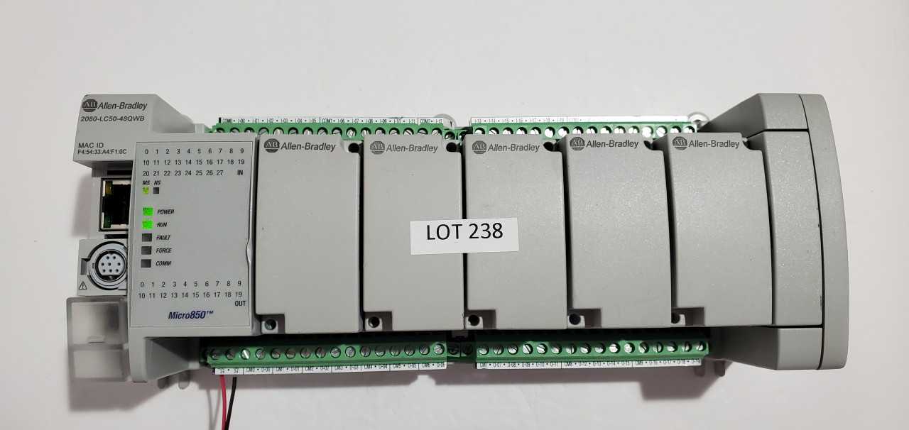 Allen Bradley Micro 850 2080-LC50-48QWB PLC - AUTOMATION & CONTROLS Allen Bradley Micro 850 2080-LC50-48QWB PLC - AUTOMATION & CONTROLS