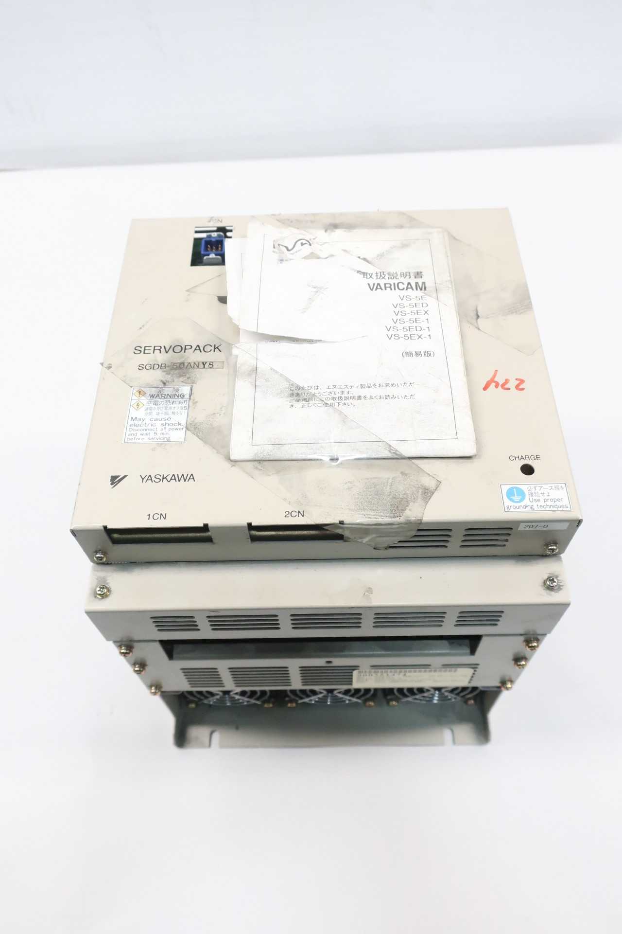 YASKAWA SGDB-50ANY8 200-230V-AC 0-230V-AC 3PH 6.67HP SERVO DRIVES AND AMPLIFIER - SERVO