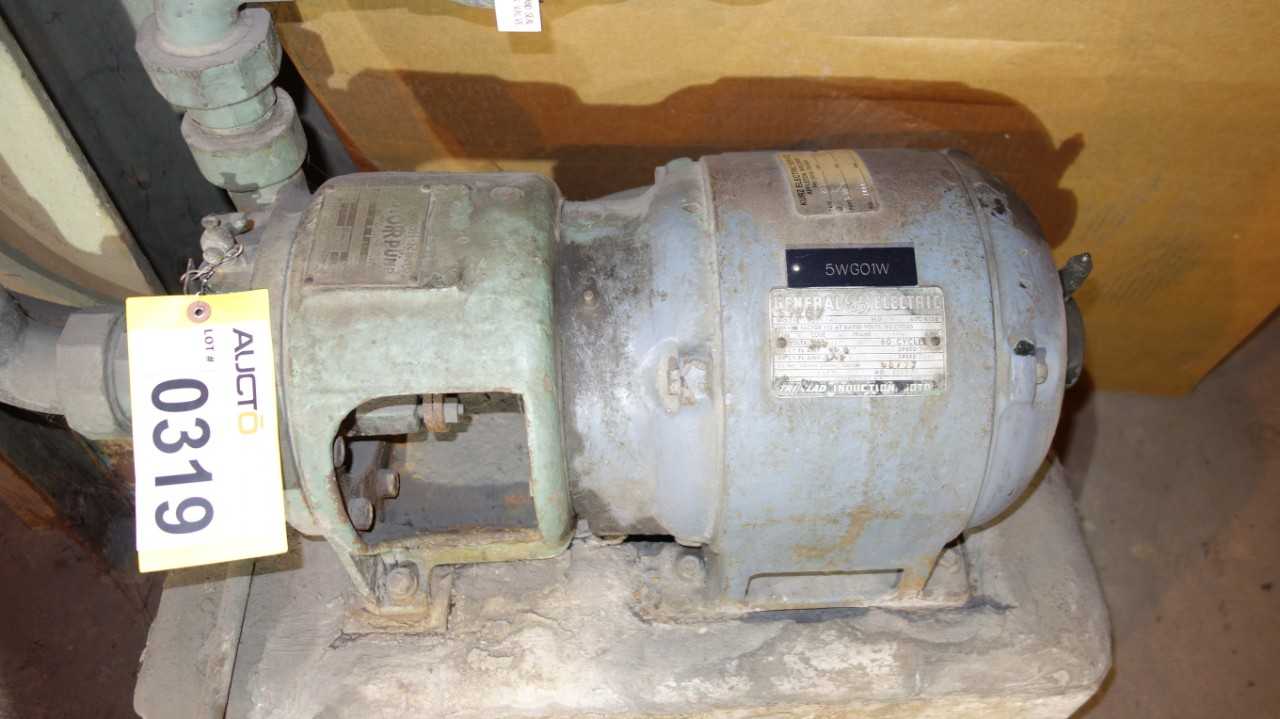 INGERSOLL RAND 1-1/2RVNL5 CENTRIFUGAL PUMP MOTOR - CENTRIFUGAL PUMP