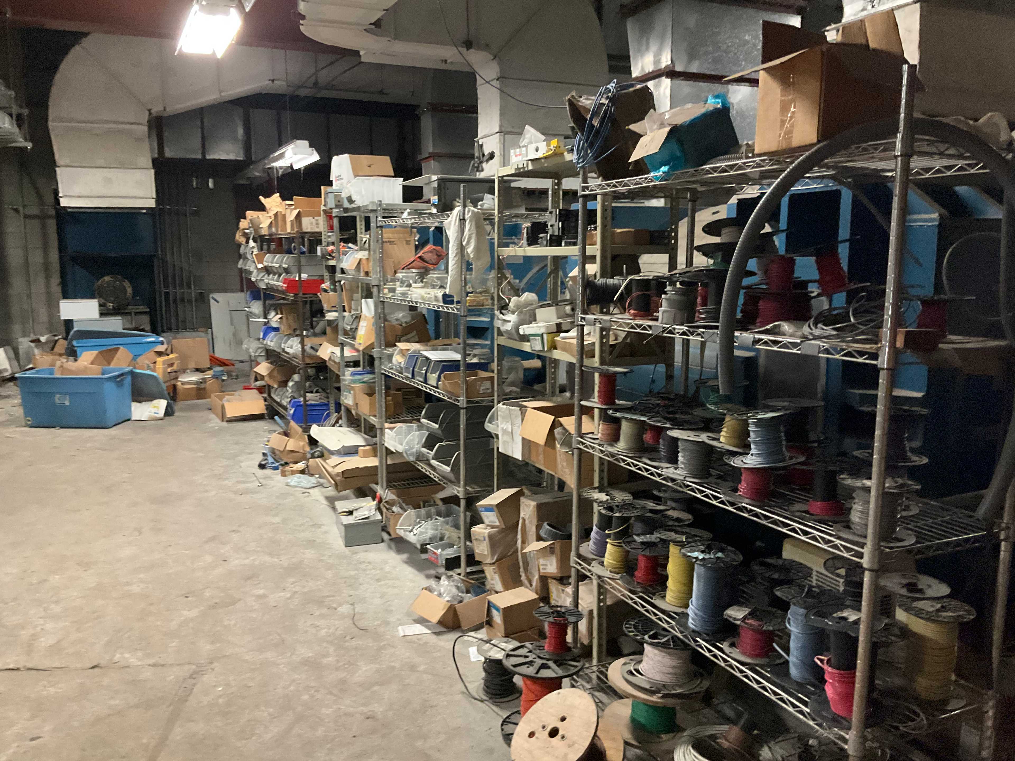 ASSORTED LOT OF WIRE, CONDUIT, INSTRUMENTATION, AND ASSORTED MRO - INDUSTRIAL PARTS
