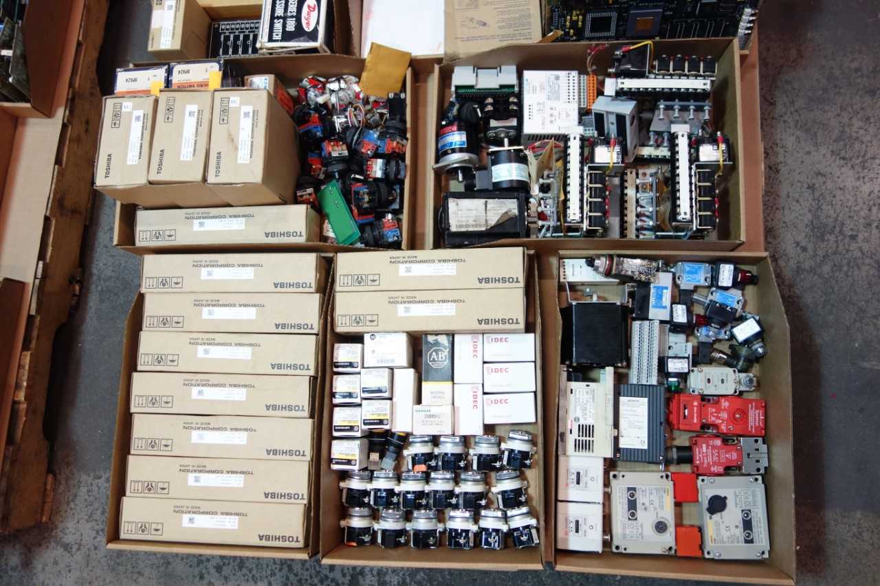 4 PALLETS OF ASSORTED AUTOMATION - INDUSTRIAL PARTS