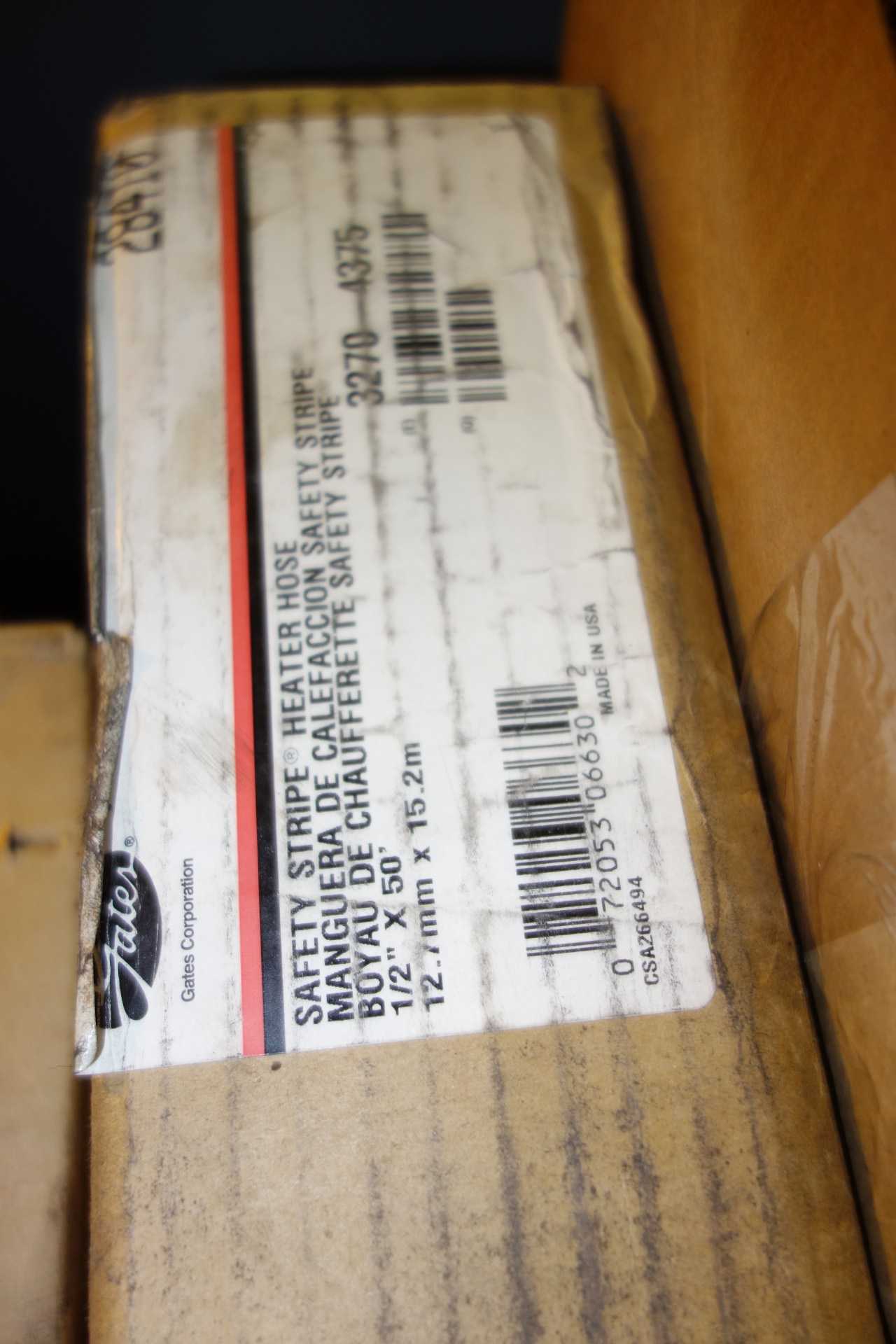 CONTENTS OF 3 SHELVING, PNEUMATIC HOSES - SHELVING