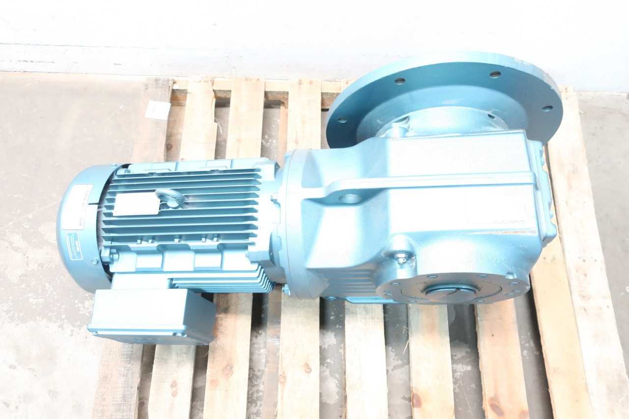 SEW EURODRIVE KAF97DV160M4-KS 34.23:1 51RPM 3PH 15HP 2-3/4IN 230/460V-AC GEARMOTOR - ELECTRIC MOTORS