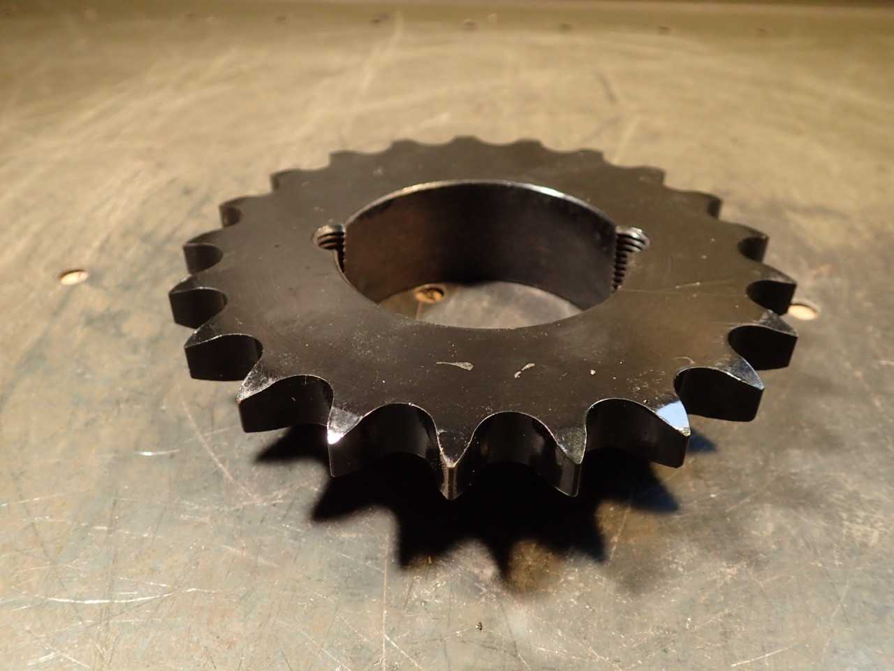 Martin 60BTL21 #60 Steel Chain Sprocket: 21-Tooth, 2012 Taper Lock Bushing Bore - ROLLER CHAIN