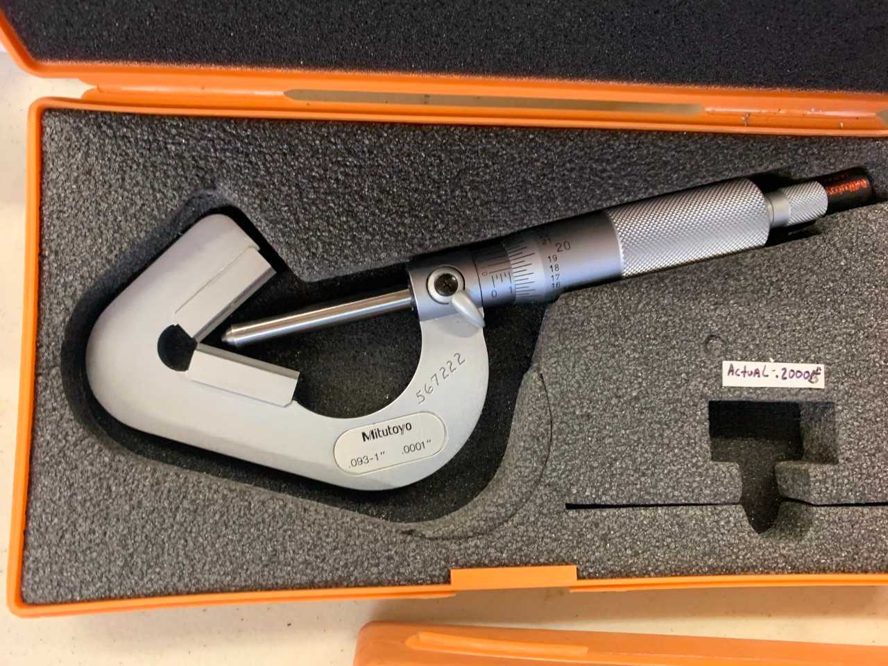Mitutoyo Angle Micrometer - ELECTRIC POWER TOOLS