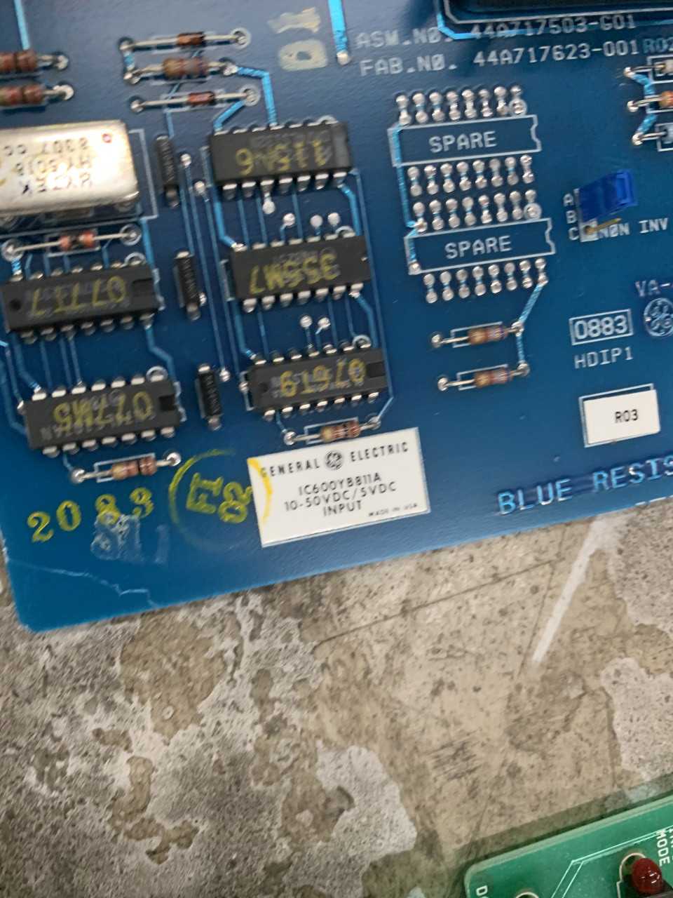 LOT OF 21 USED GENERAL ELECTRIC CIRCUIT BOARDS - AUTOMATION & CONTROLS