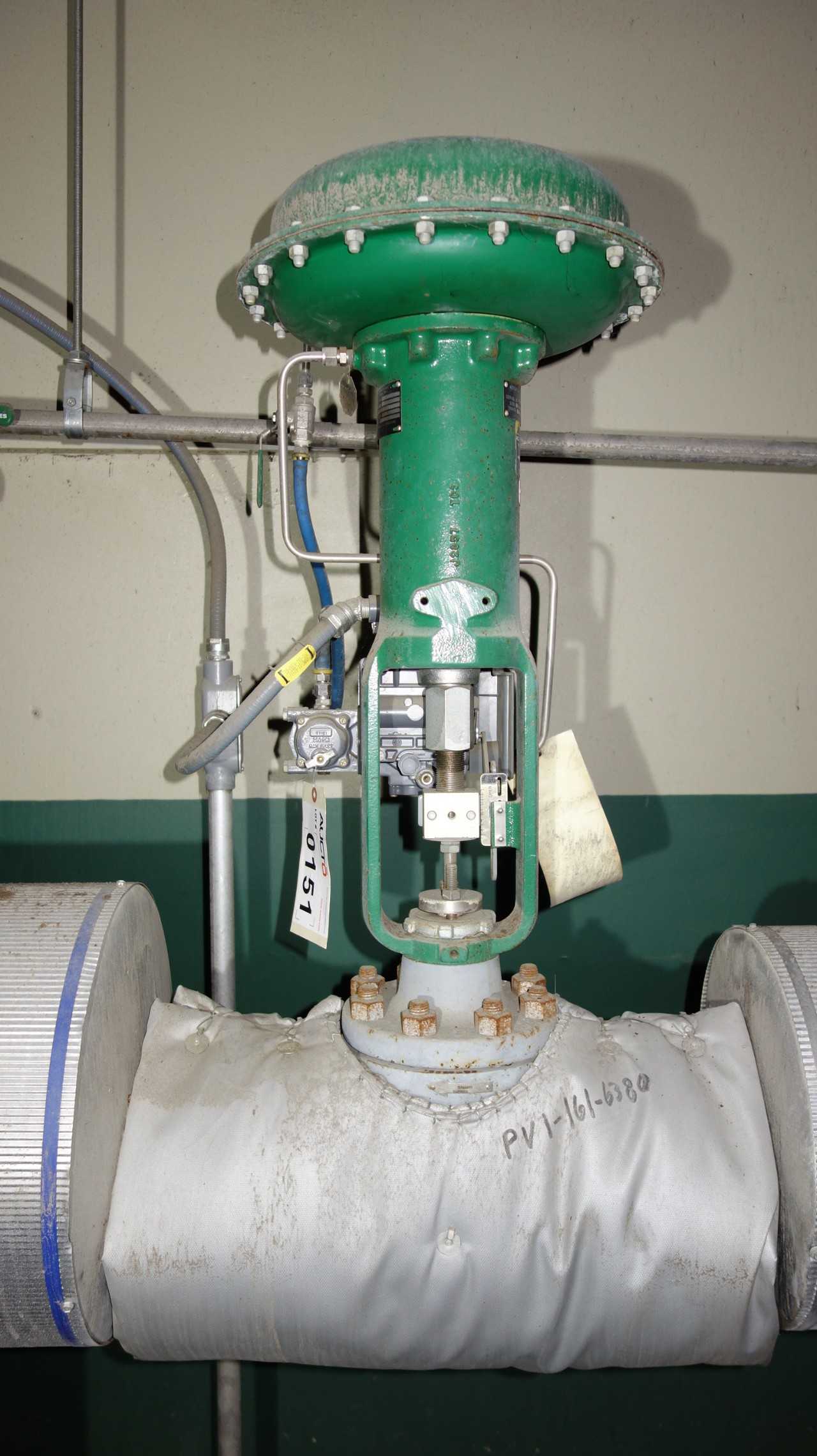 FISHER EZ-667 4IN STEEL CONTROL VALVE ACTUATOR W/ DVC5010 - CONTROL VALVE