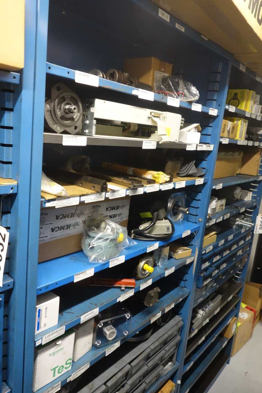 Contents of 1x section shelving - SHELVING