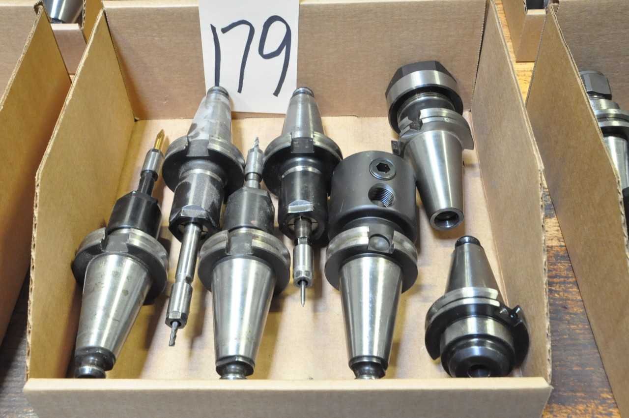 Lot-(7) CAT 40-Taper Tool Holders in (1) Box - ELECTRIC POWER TOOLS