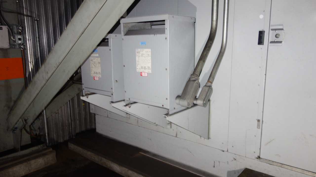 LOT OF 6 ASSORTED 480V-AC TRANSFORMERS, 30KVA, 45KVA - CONTROL TRANSFORMERS