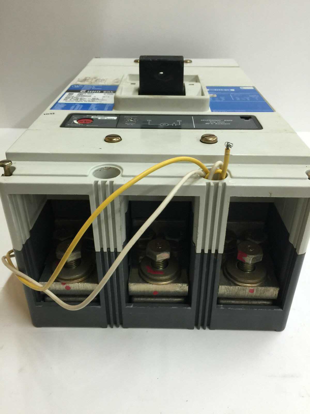 USED WESTINGHOUSE 800 AMP 3 POLE CIRCUIT BREAKER HND 65K CUTLER-HAMMER HND3800TW - CIRCUIT BREAKERS
