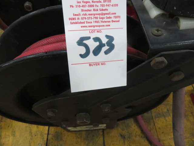 Air Hose Coil Reels (7) in this LOT - MISCELLANEOUS