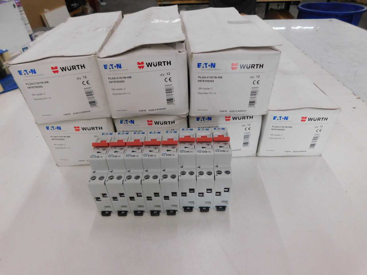Lot of Quantity 92x PLG4-C10/1N-WE MCB/Residential Circuit Breakers - CIRCUIT BREAKERS
