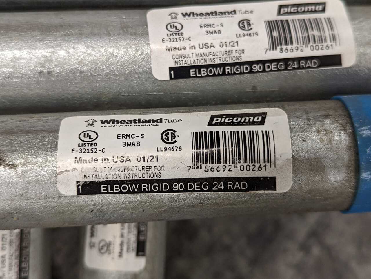 [Wheatland Tube - 30QTY] "ERMC-S" Conduit Elbow - CONDUIT FITTING