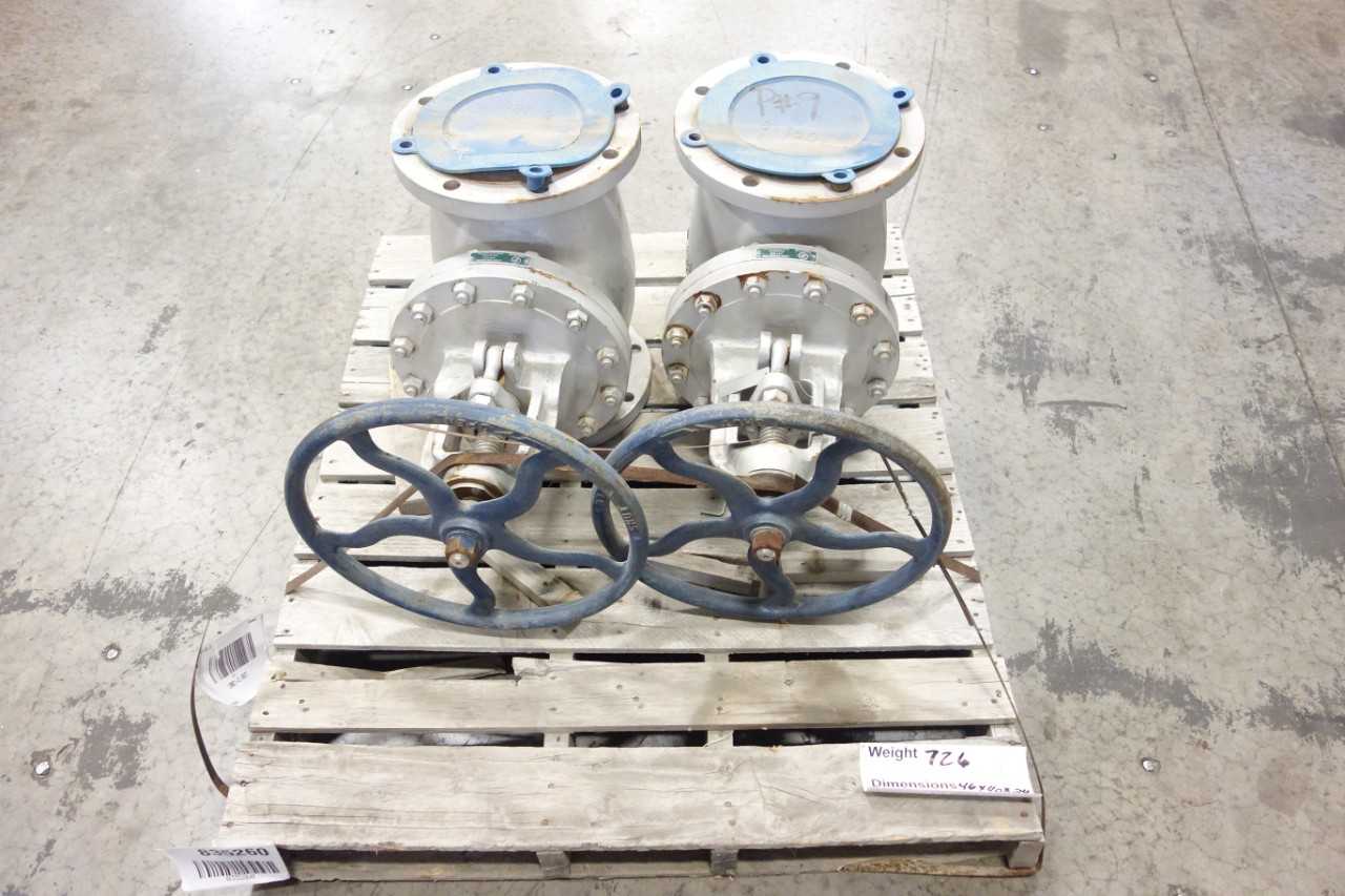 LOT OF 2 POWELL GLOBE VALVES - GLOBE VALVE