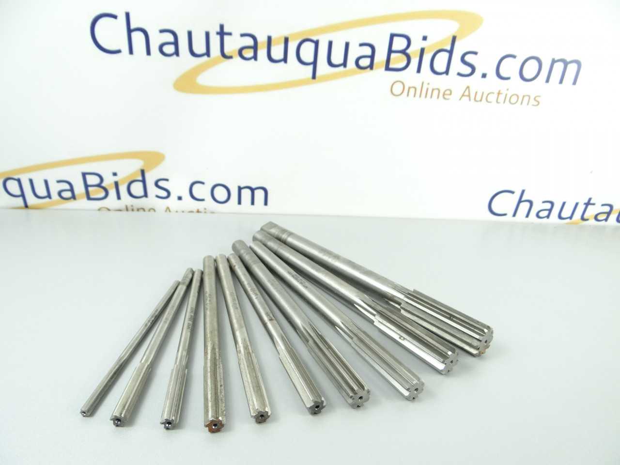 Lot of 10 Metric HSS Chucking Reamers - MACHINING ACCESSORIES & TOOLING