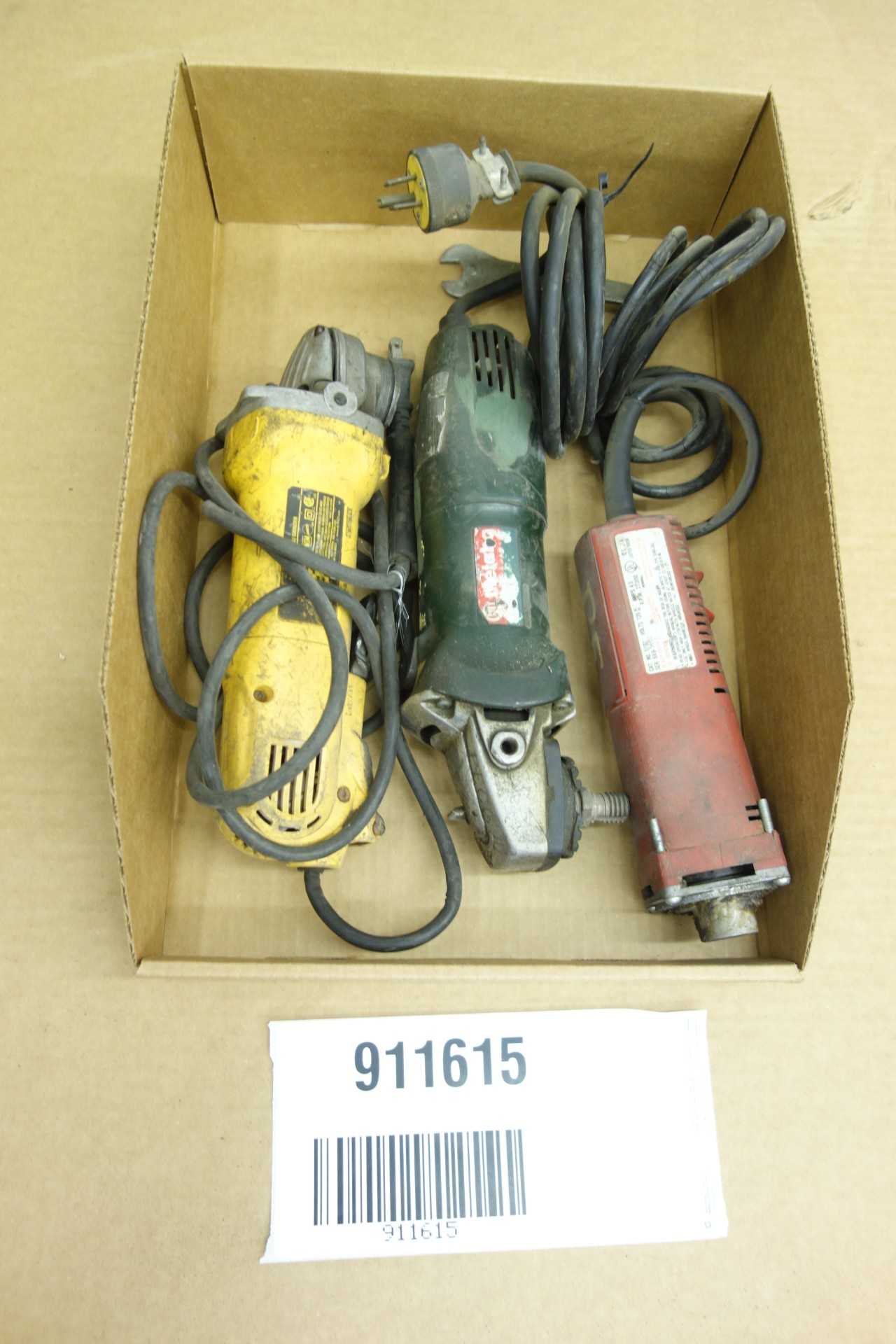 LOT OF 3 ELECTRIC GRINDERS - ELECTRIC POWER TOOLS