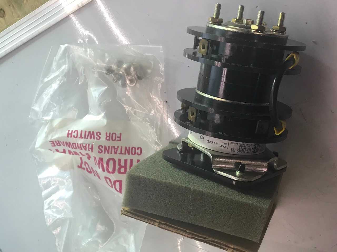 WEYMOUTH ELECTROSWITCHES (QTY 4) - ELECTRICAL COMPONENTS