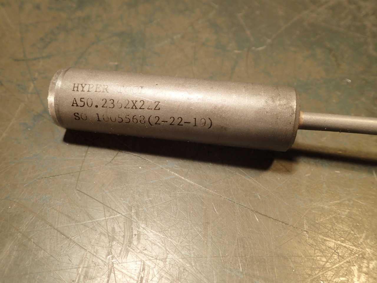 Hyper Tool .2362" (6mm) x 22" OAL Coolant Fed Deep Hole Gun Drill Carbide Tipped - MACHINE TOOLING