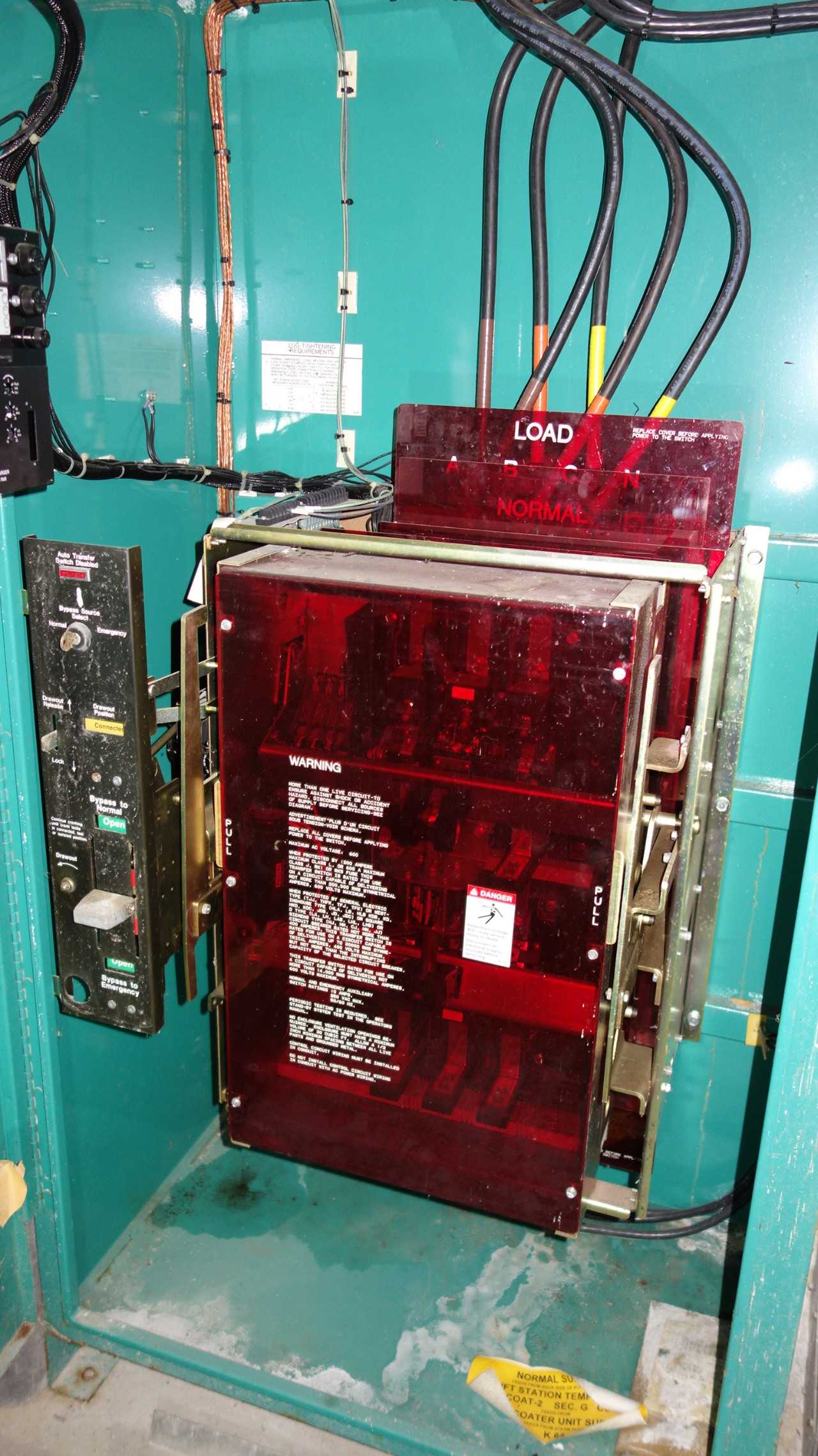 CUMMINS ONAN BT225 AUTOMATIC TRANSFER SWITCH - ELECTRICAL COMPONENTS