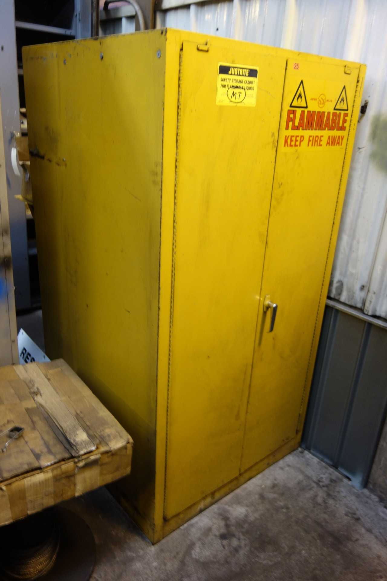 JUSTRITE 60 GAL FLAMMABLE SAFETY STORAGE CABINET - TOOL STORAGE