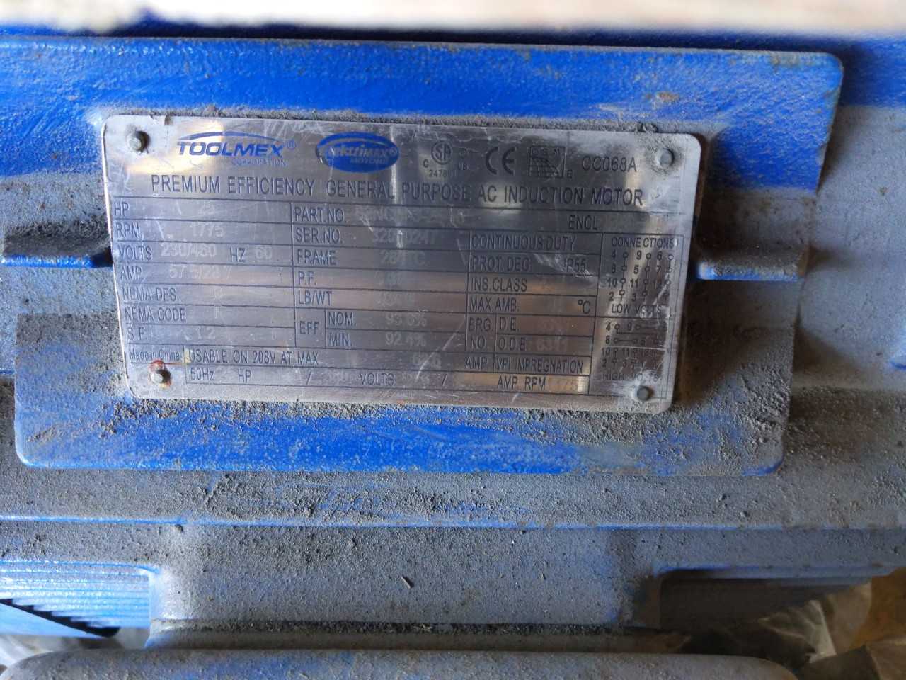 Toolmex 25HP Electric Motor - ELECTRIC MOTORS