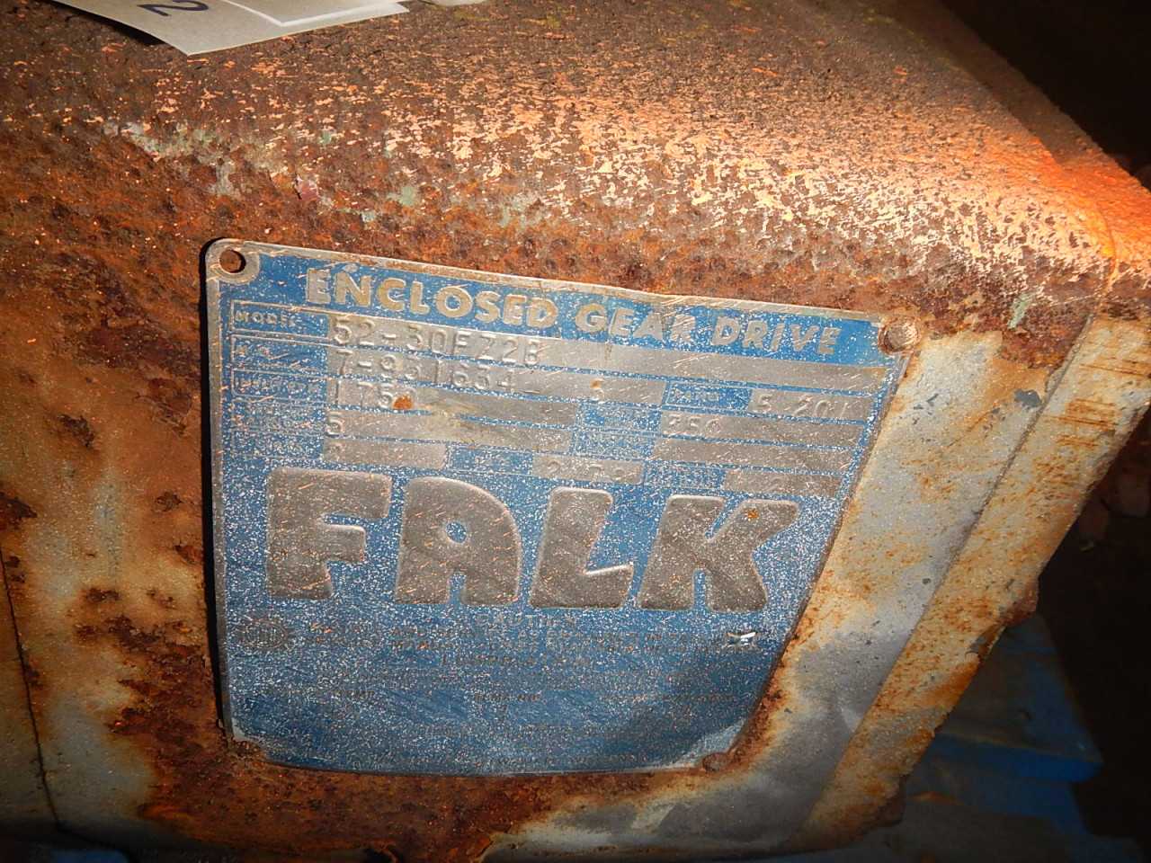 5 HP Falk Gear Reducer Model 52-30FZ2B - GEAR REDUCERS