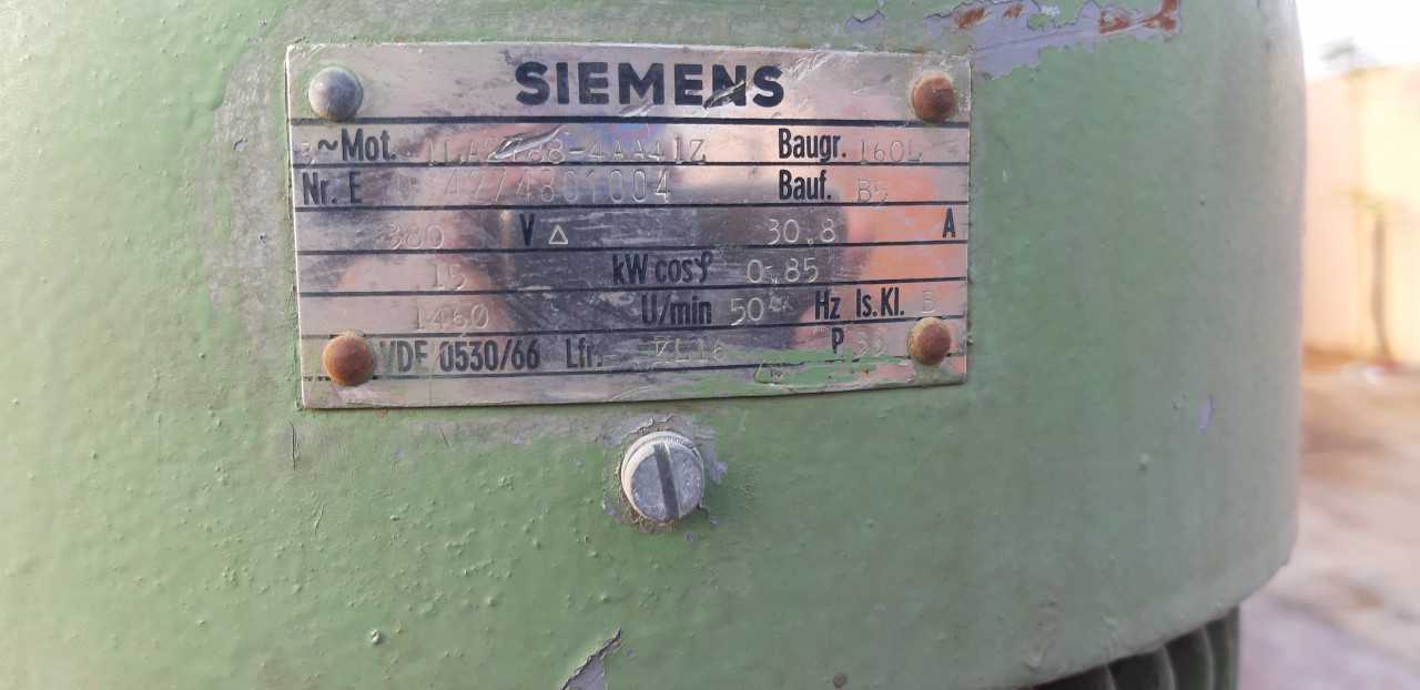 1 pallet of used Siemens electrical motor - ELECTRIC MOTORS