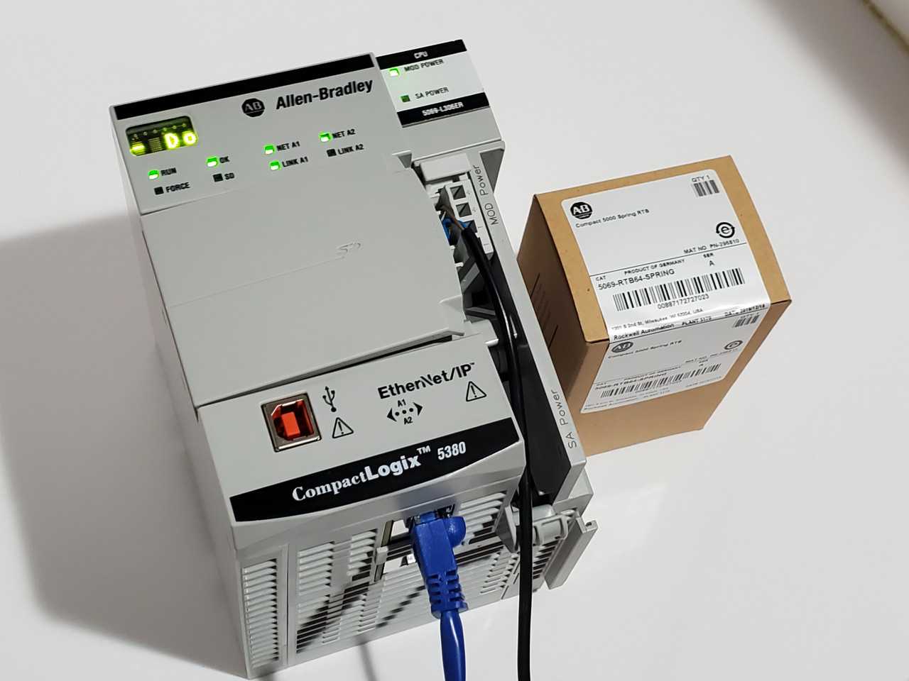 Allen Bradley CompactLogix 5069-L306ER Plus Brand new 5069-RTB64 Spring - AUTOMATION & CONTROLS