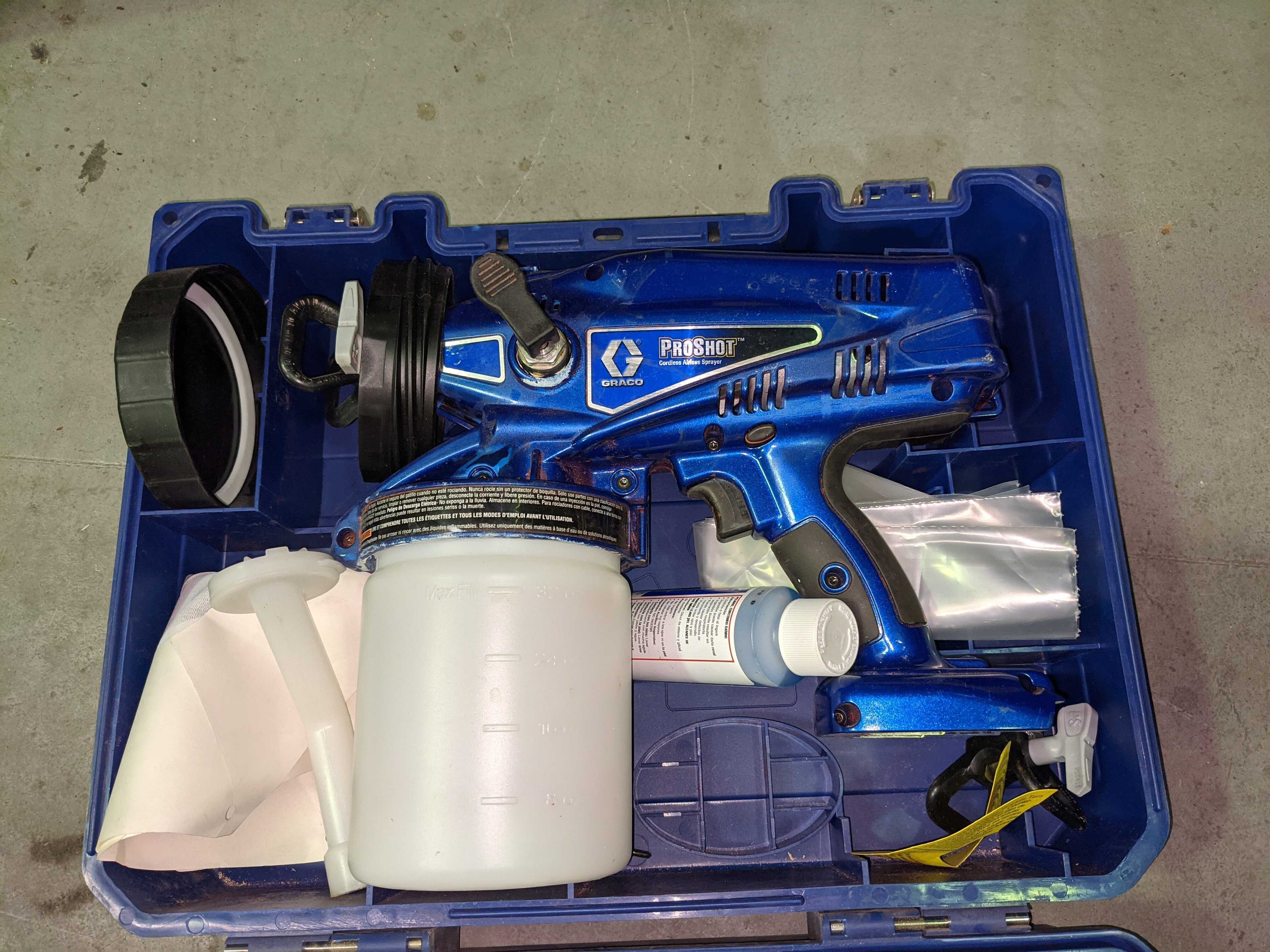 CORDLESS AIRLESS SPRAYER - ELECTRIC POWER TOOLS