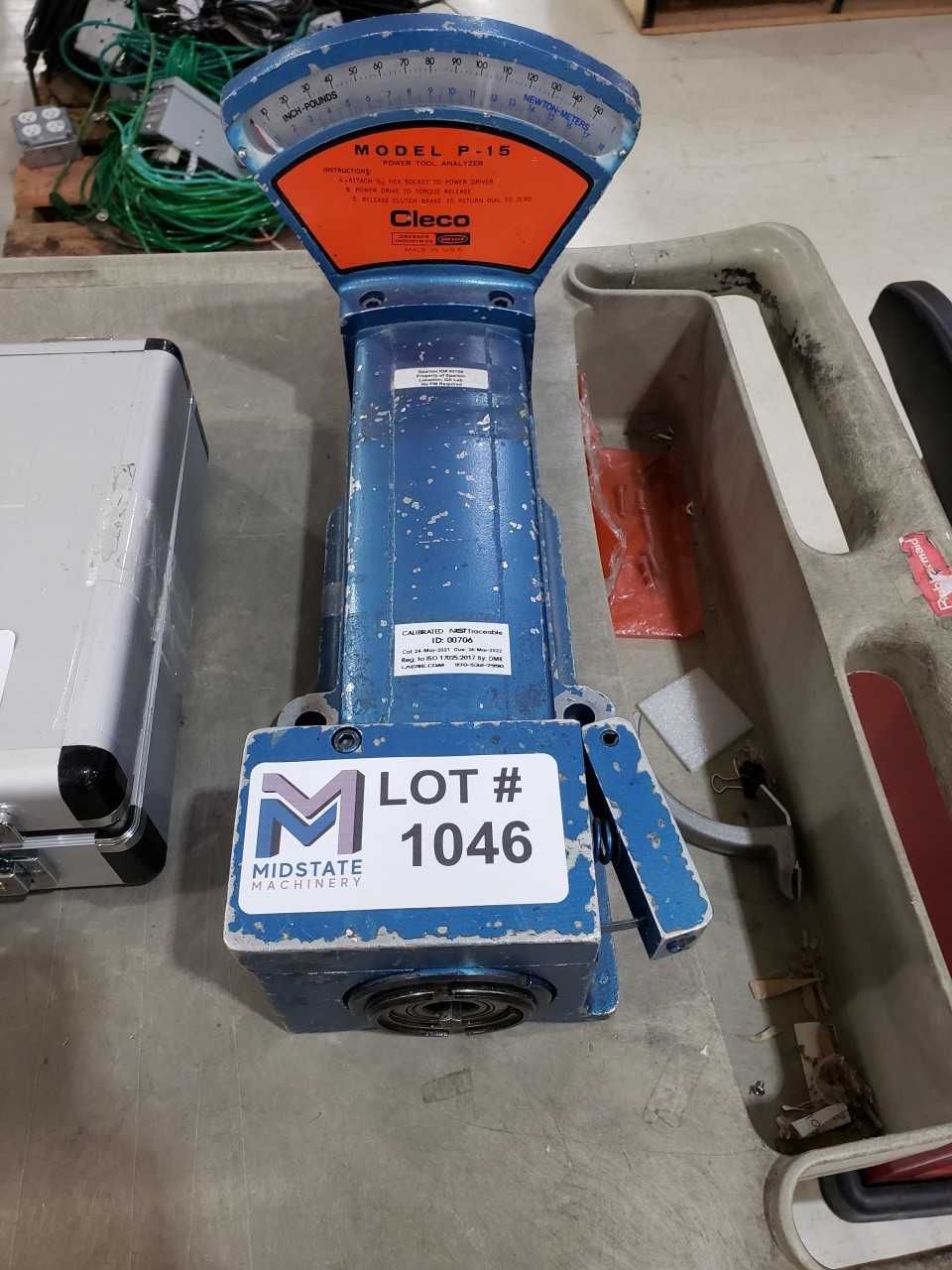 Cleco P-15 Power Tool Analyzer - MISCELLANEOUS Cleco P-15 Power Tool Analyzer - MISCELLANEOUS