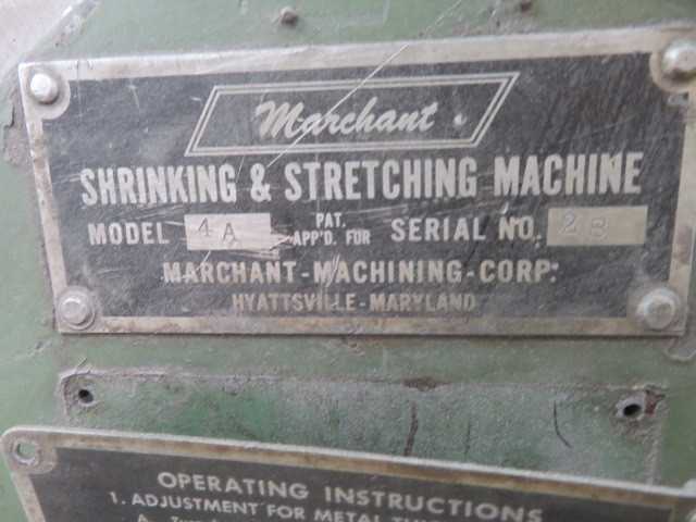 Marchant Shrinker Stretcher Model 4A, Pneumatic - MISCELLANEOUS
