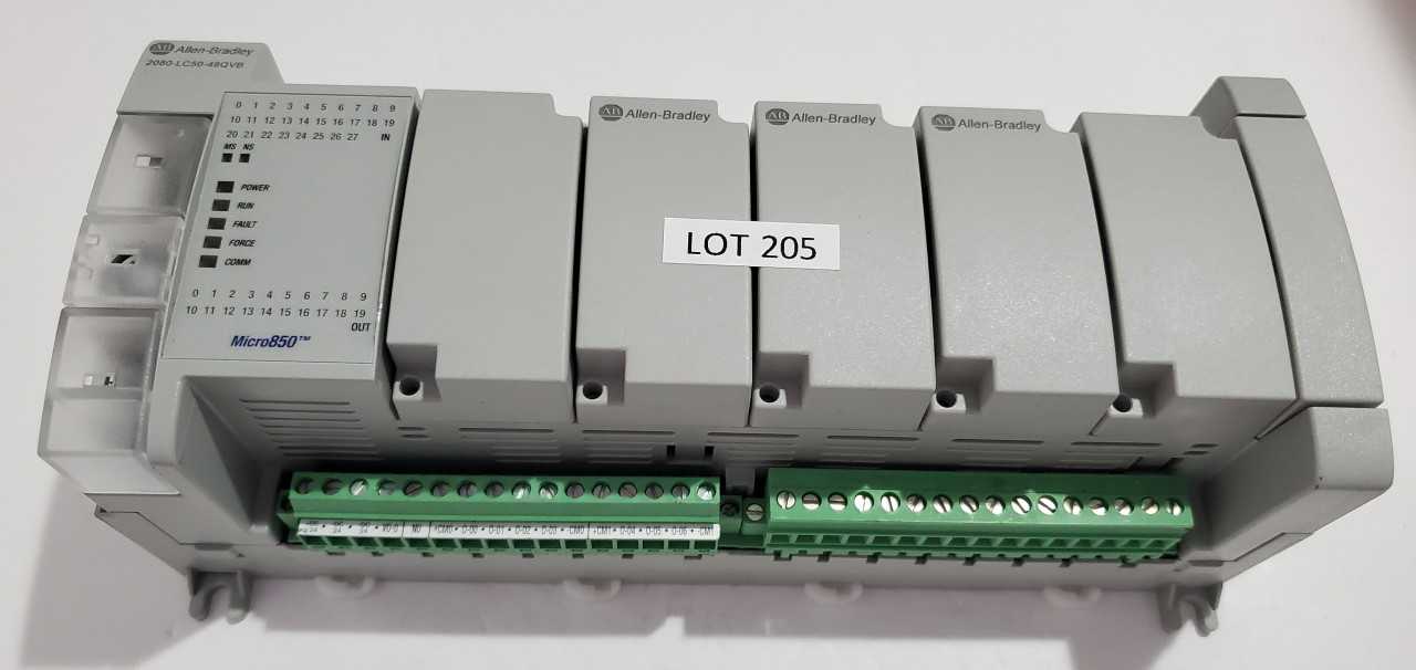 Allen Bradley Micro 850 2080-LC50-48QVB PLC - AUTOMATION & CONTROLS