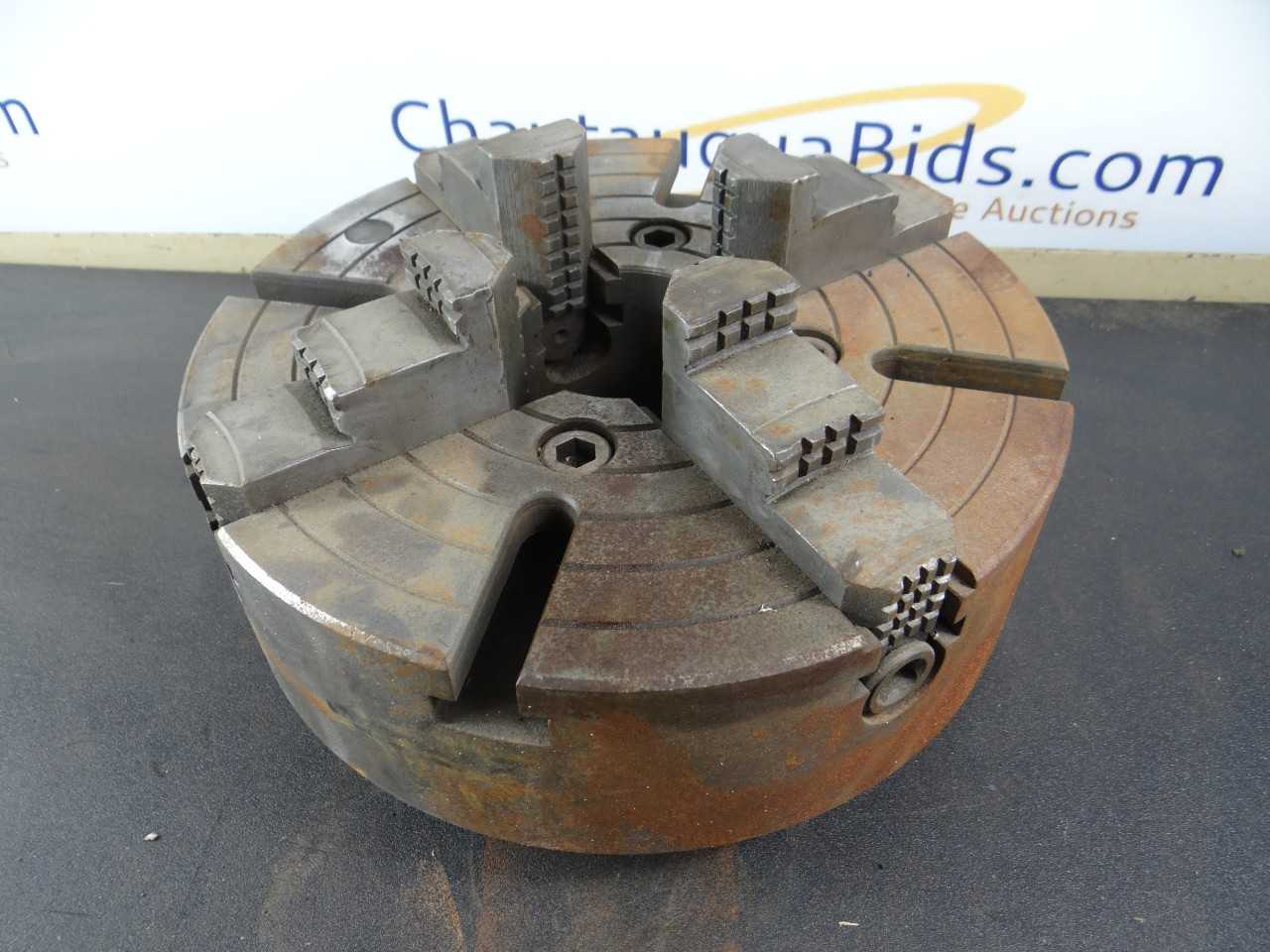 BISON 12 AND HALF INCH 4 JAW LATHE CHUCK - HOLEMAKING TOOLS