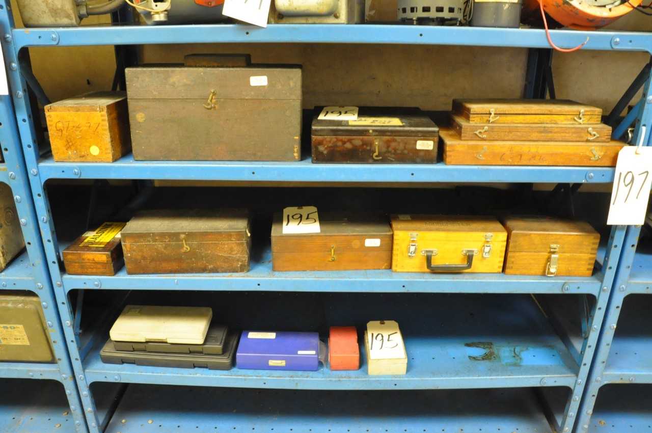Empty Inspection Gauge Cases on 3 Shelves - INSTRUMENTATION