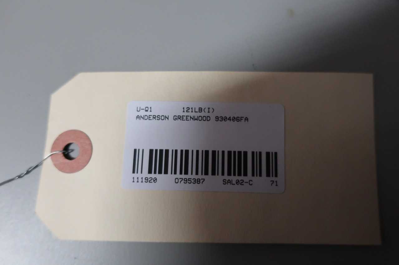 ANDERSON GREENWOOD 930406FA 4158CFM FLANGED 14.5PSI 4/6IN RELIEF VALVE - RELIEF VALVE