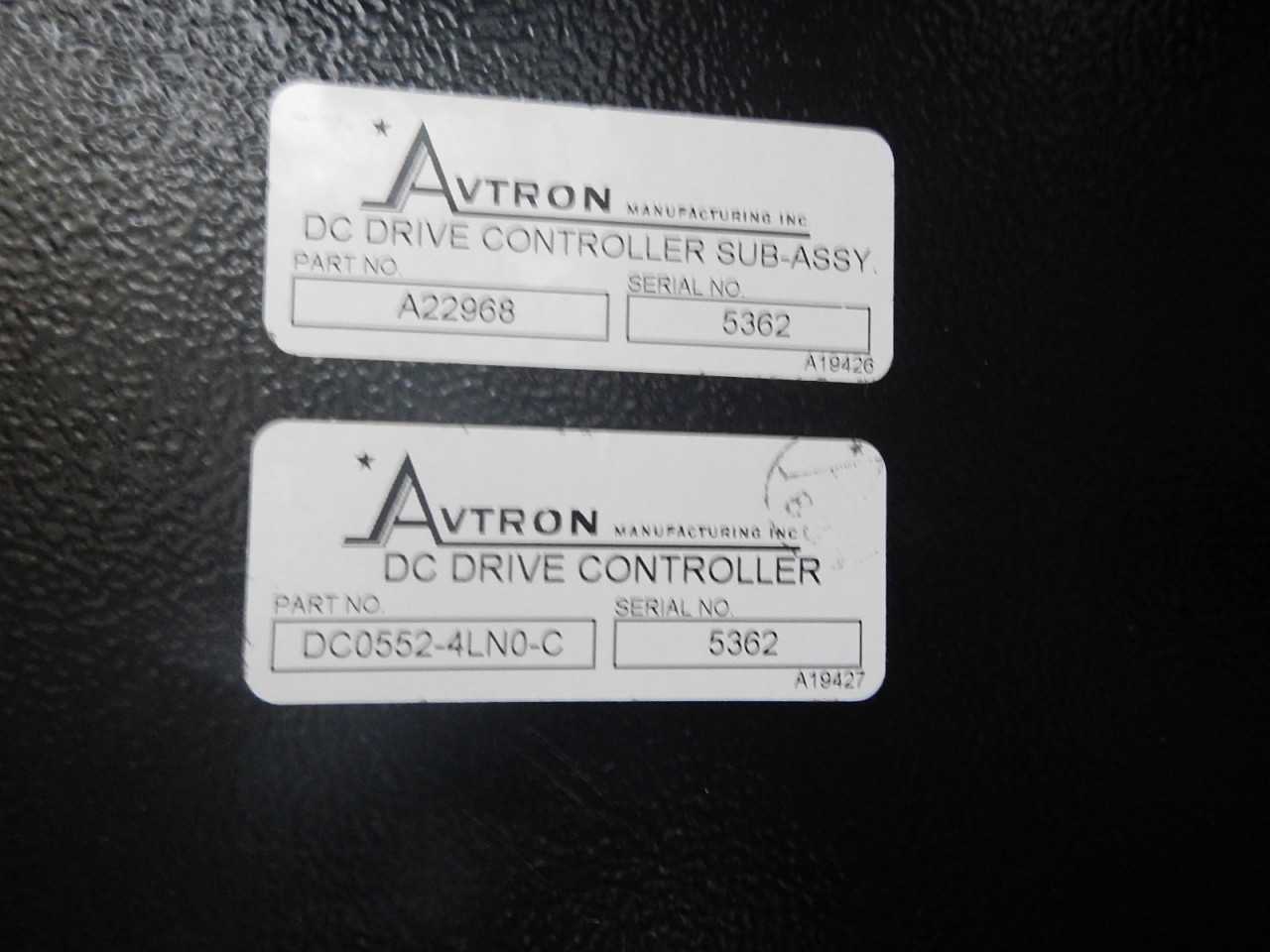 300 HP Avtron Digital DC Drive - MOTOR DRIVES
