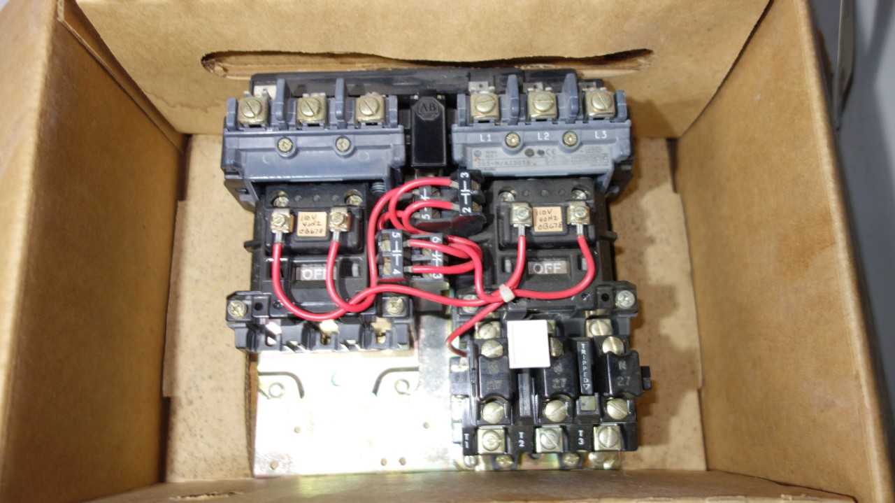 ALLEN BRADLEY 505-M/A23056 SIZE 1 REVERSING STARTER - MOTOR STARTERS