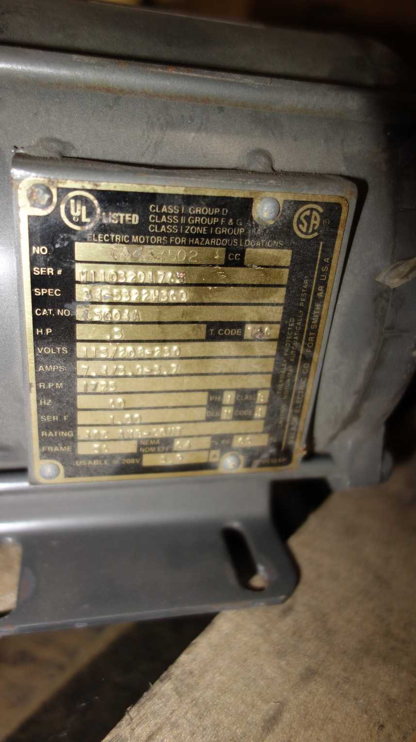 1 PALLET OF ASSORTED AC MOTORS., MARATHON, AO SMITH, 1/2HP - ELECTRIC MOTORS