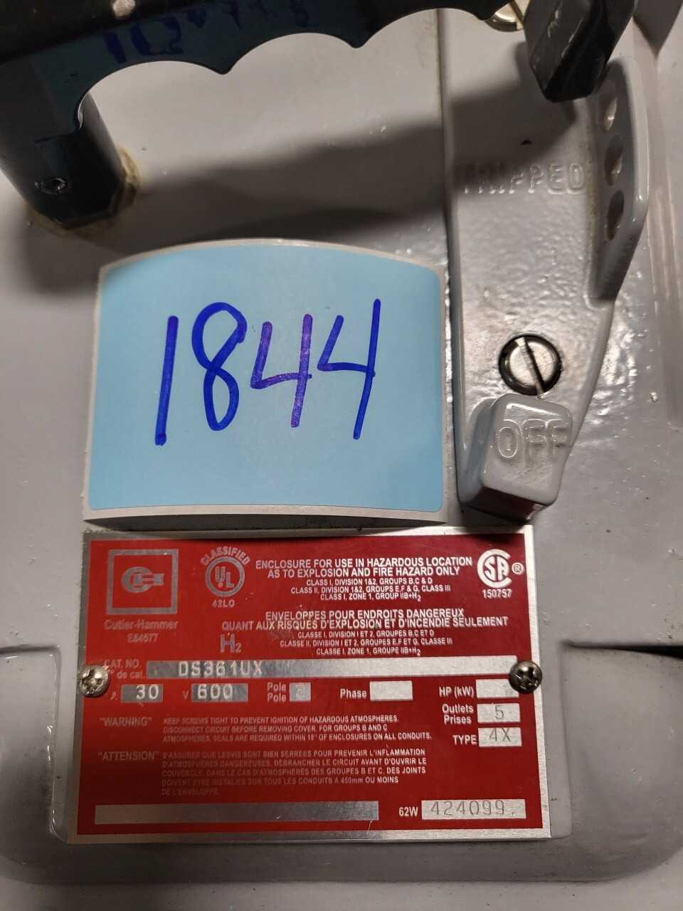 Eaton Safety Switch - ELECTRICAL COMPONENTS