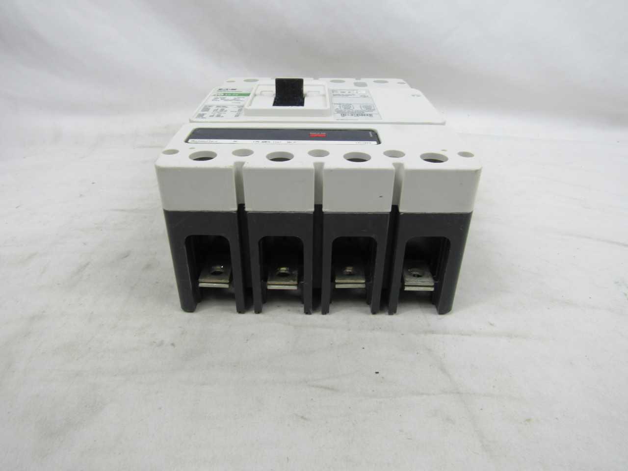 Lot of Qty 1x Eaton Used KDPV4175WF01 MCCB KD 4P 175A 1000VDC - INDUSTRIAL PARTS
