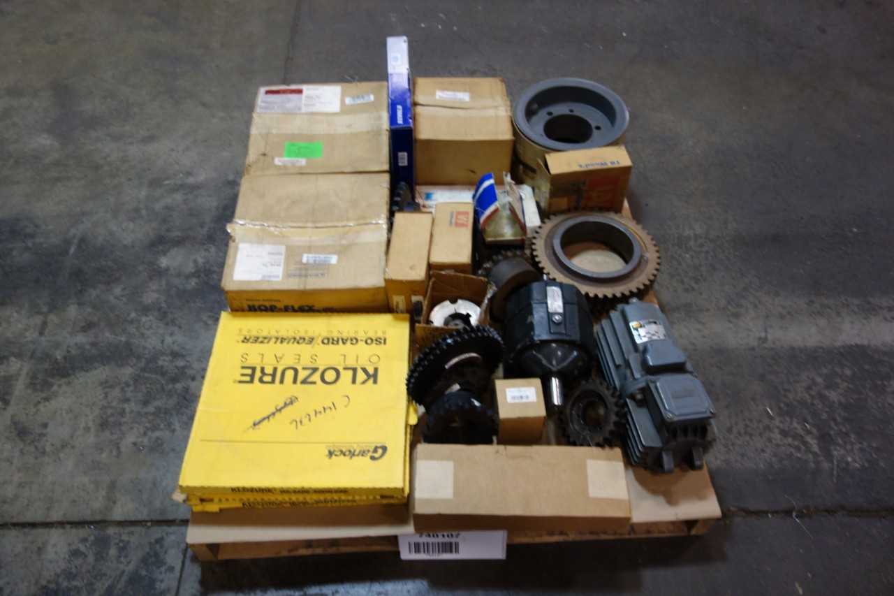 1 PALLET OF ASSORTED SPROCKETS AND COUPLINGS- DODGE, GARLOCK - SPROCKET