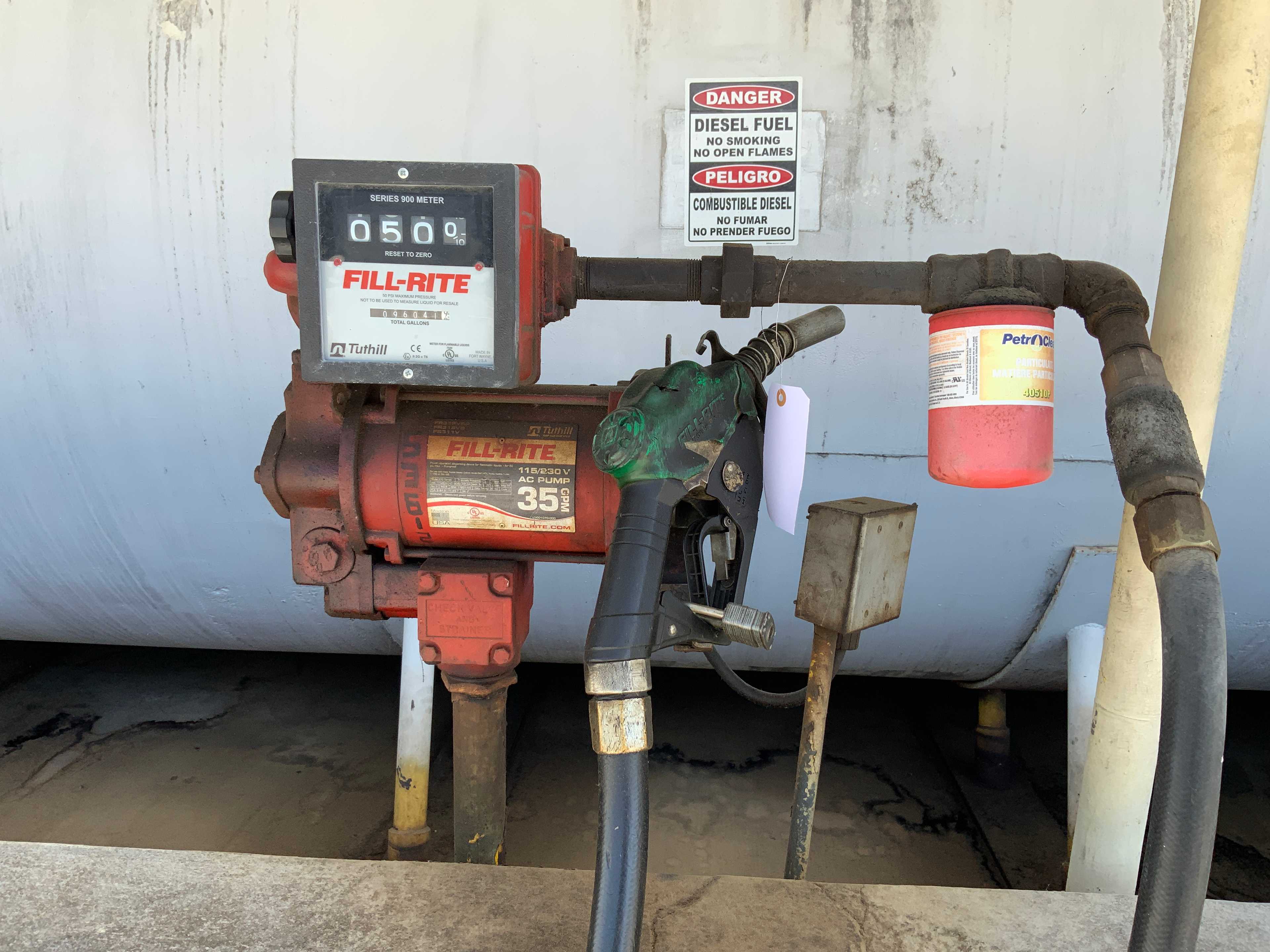 DIESEL FUEL STORAGE TANK & FILLING SYSTEM - PROCESS EQUIPMENT