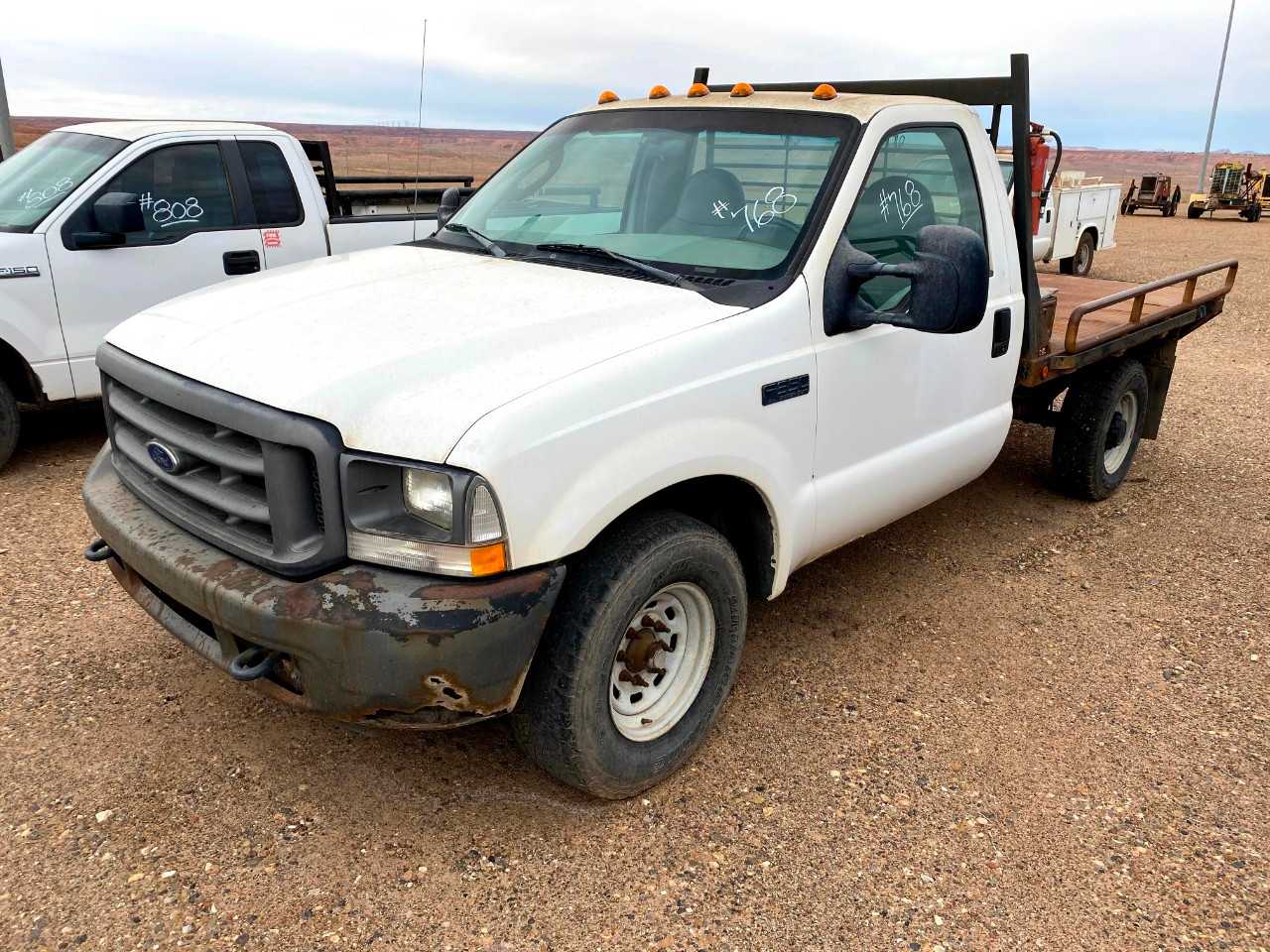 2004 Ford F-350 Super Duty 4x2 Regular Cab Pickup Truck w/ Flatbed - HYDRO EXCAVATOR TRUCKS
