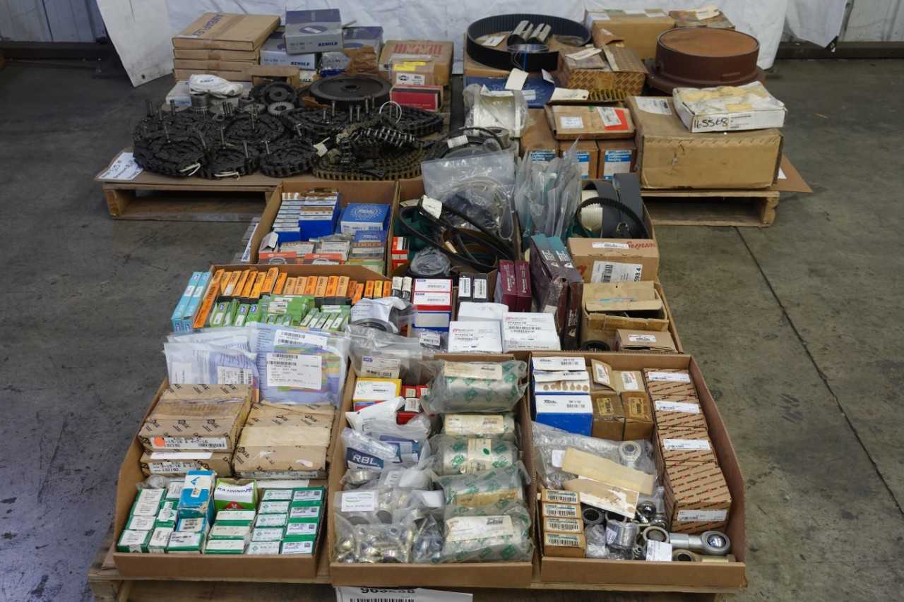 3 PALLETS OF ASSORTED POWER TRANS/BEARINGS - ELECTRICAL COMPONENTS